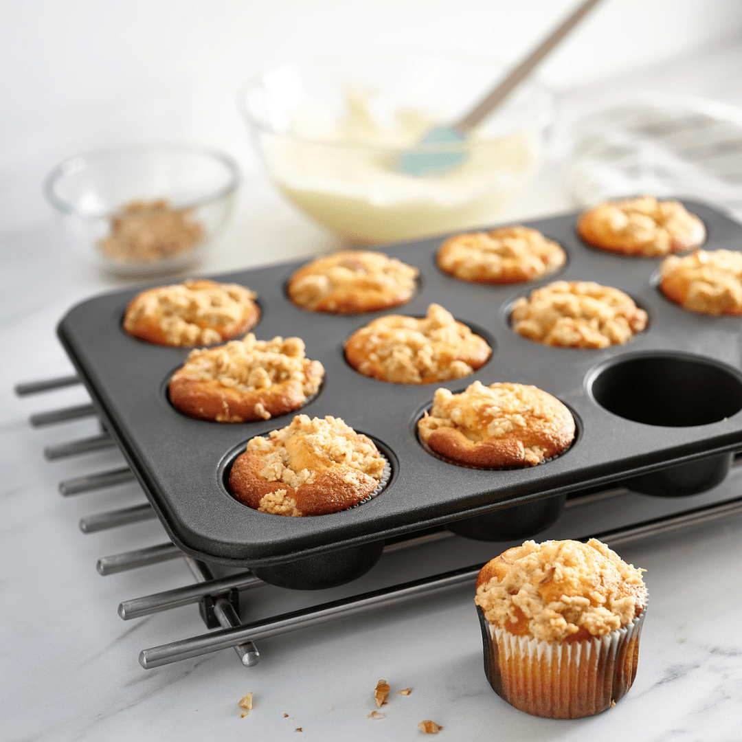 Moule à muffins antiadhésif Decakila - KMTT080B-3