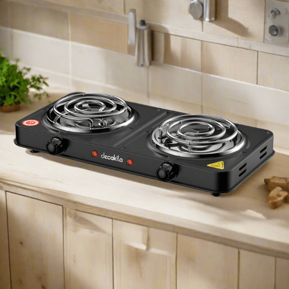 Plaque chauffante double Decakila 2000W - KECC002B-2