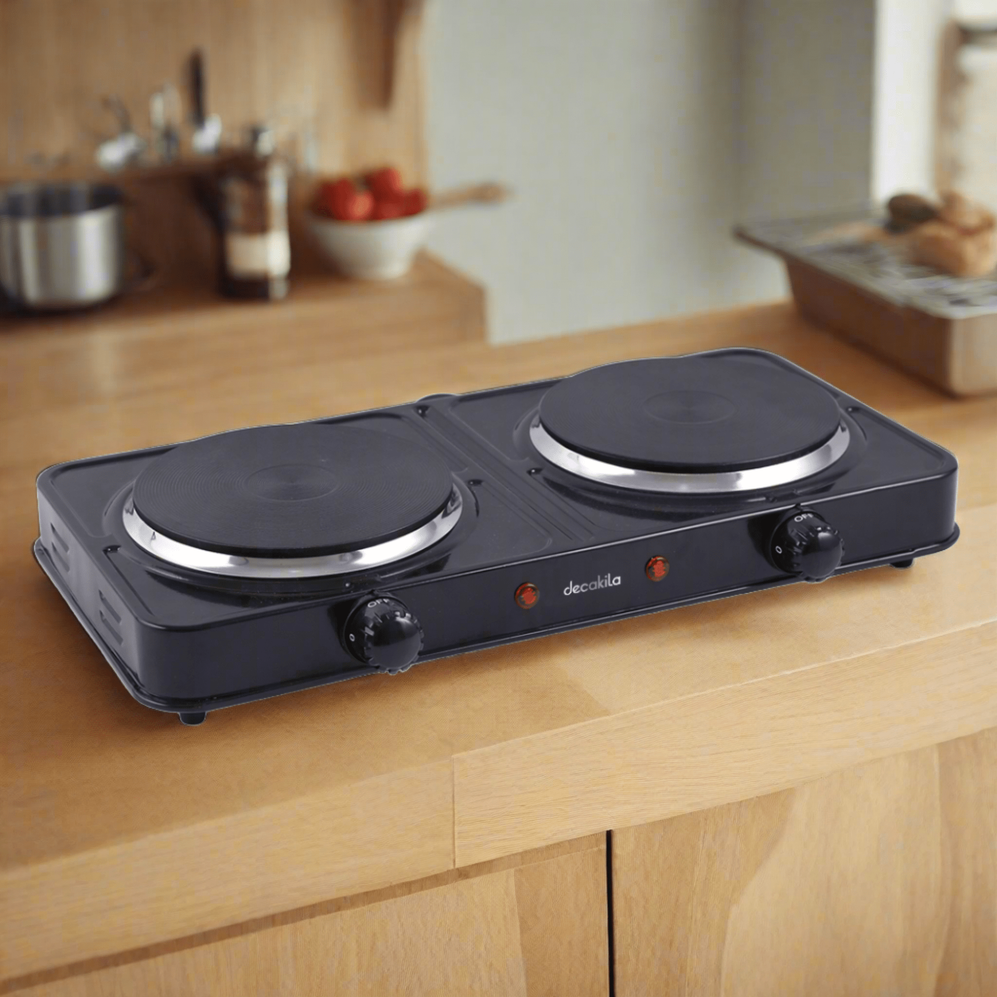 Plaque chauffante double Decakila 2000W - KECC005B-3