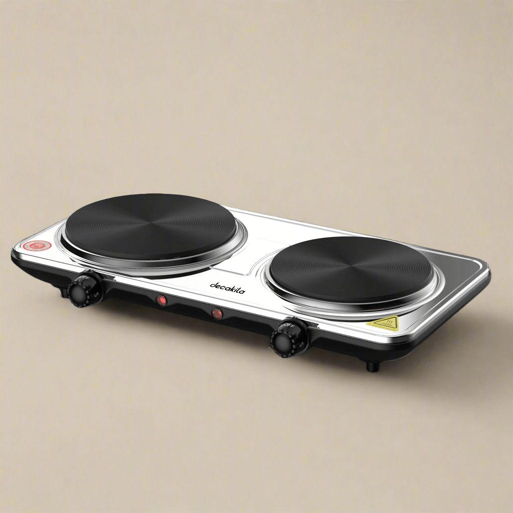 Plaque chauffante double Decakila 2500W - KECC010M-1