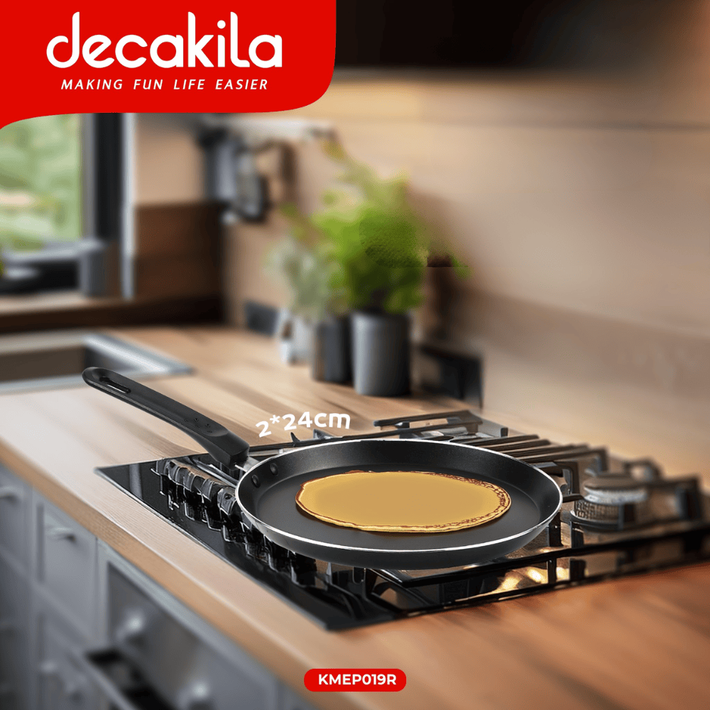 Poêle à crêpe Decakila 24x2 cm - KMEP019R-3