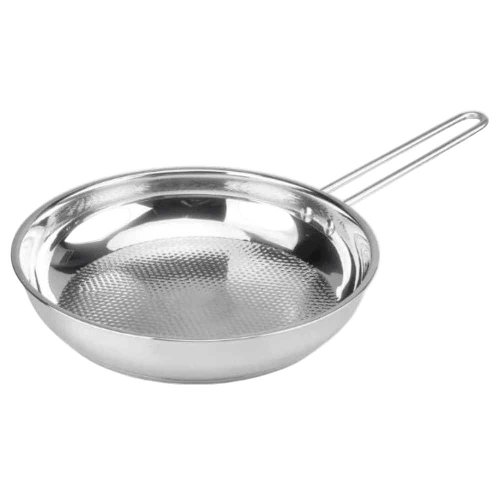 Poêle à frire en acier inoxydable Decakila 3,4 L - KMEP046M