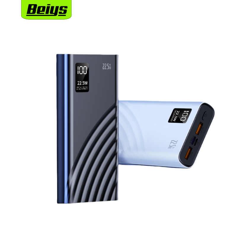 Powerbanks personnalisés 20000mAh avec affichage numérique double sortie USB de type C