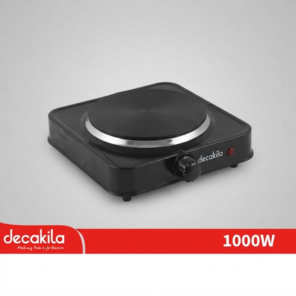 Raf Plaque de cuisson électrique 1 feux - 1000W - Noir-1