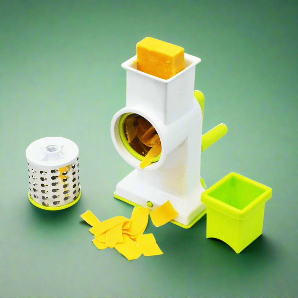 Râpe à tambour à 3 lames en acier inoxydable Decakila - KMTT086W-1