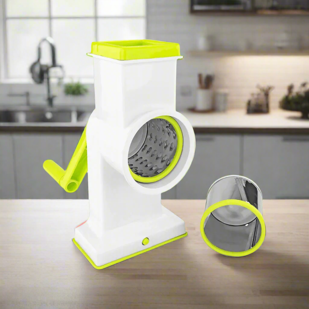 Râpe à tambour à 3 lames en acier inoxydable Decakila - KMTT086W-2