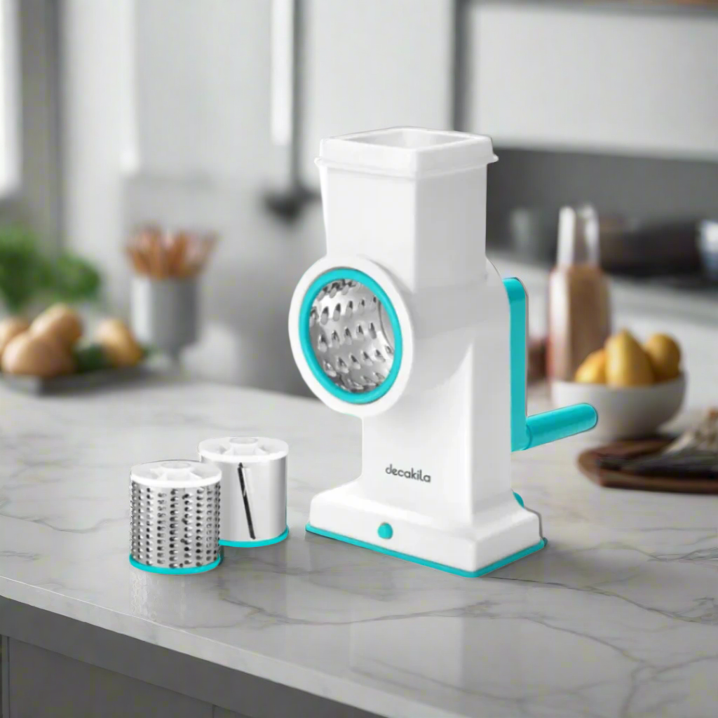 Râpe à tambour à 3 lames en acier inoxydable Decakila - KMTT086W-3