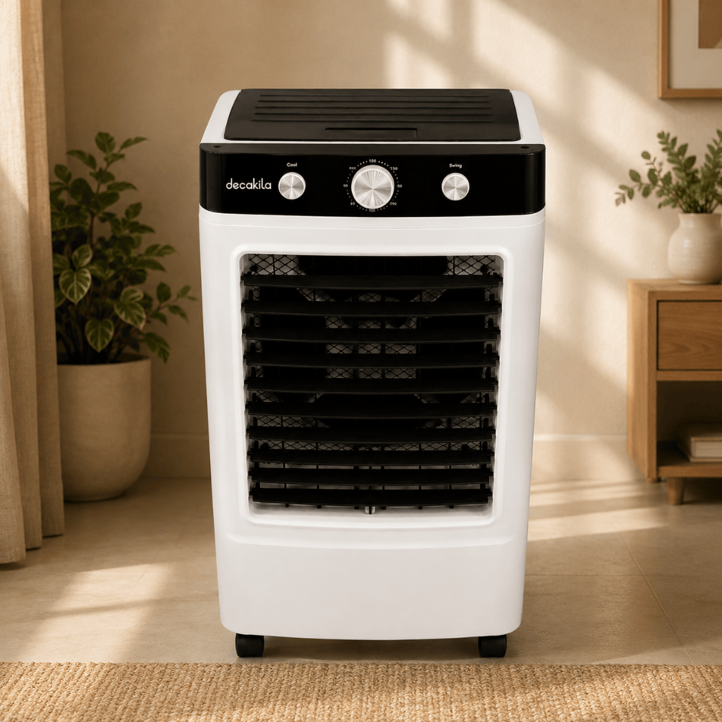 Refroidisseur d'air Decakila 20 L avec contrôle à 3 vitesses 100 W - KEFC151W-1