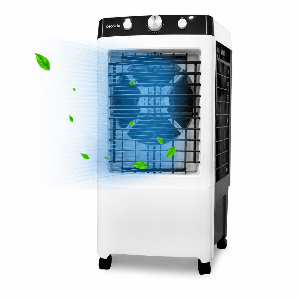 Refroidisseur d'air Decakila 20 L avec contrôle à 3 vitesses 100 W - KEFC151W-2