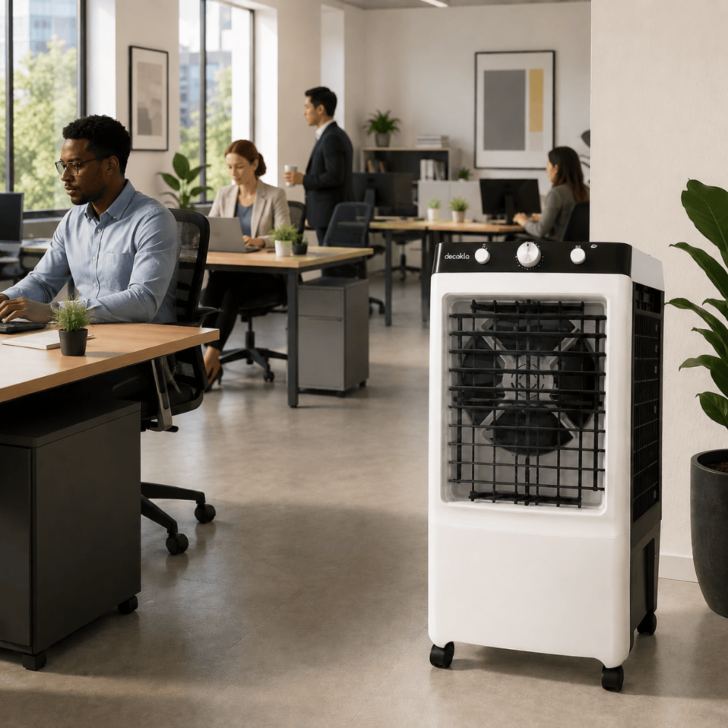 Refroidisseur d'air Decakila 20 L avec contrôle à 3 vitesses 100 W - KEFC151W-3