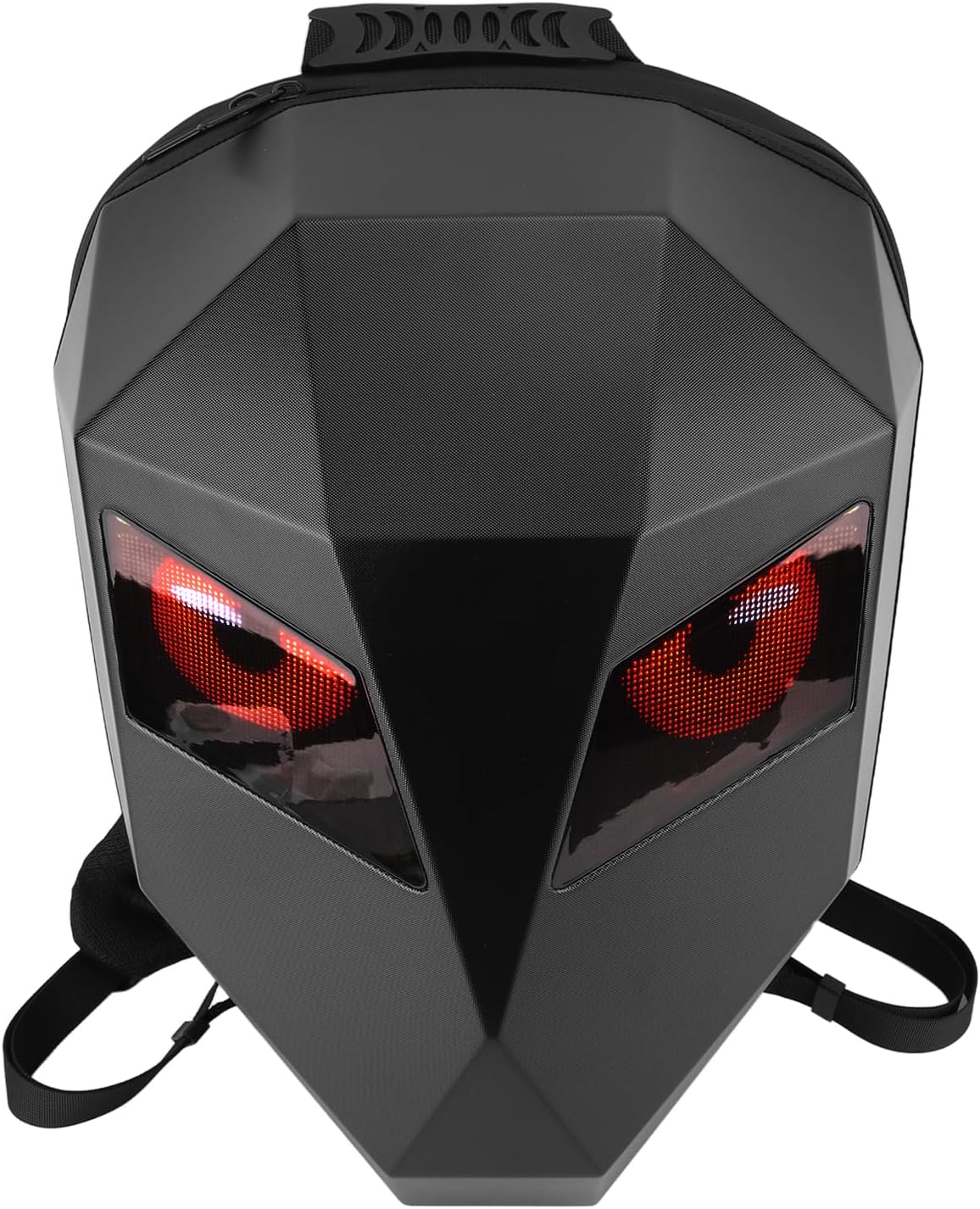 Sac à dos de motard en gros avec affichage LED étanche et yeux LED, grande capacité, pour casque, idéal pour l'extérieur-2