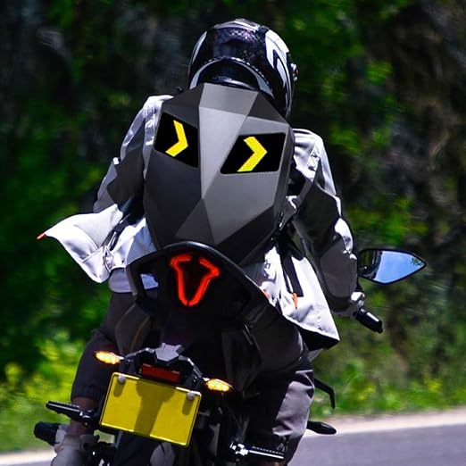 Sac à dos de motard en gros avec affichage LED étanche et yeux LED, grande capacité, pour casque, idéal pour l'extérieur (Copie)-3