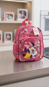 Sac à dos Minnie pour enfant maternelle - rose