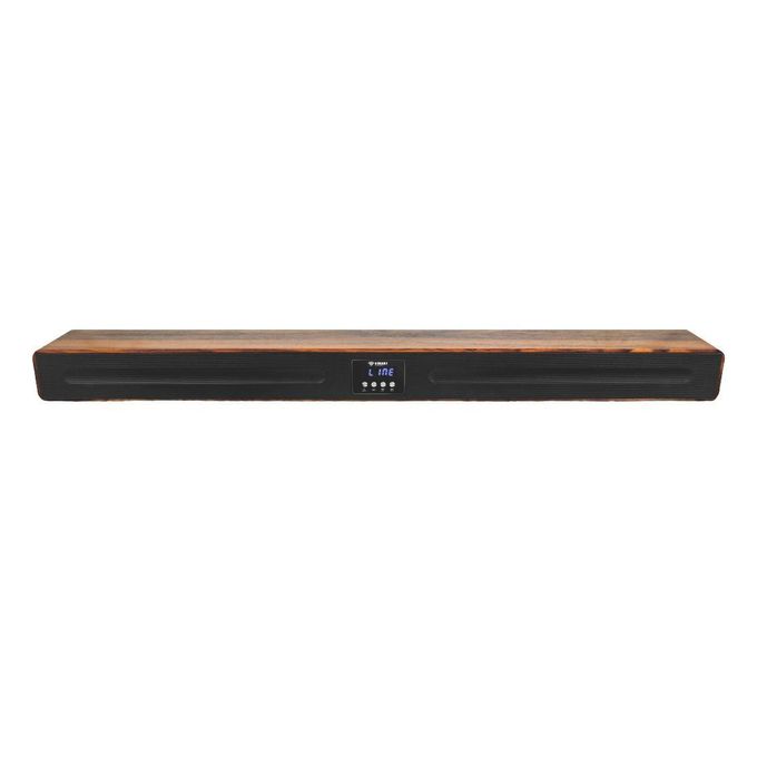 SMART TECHNOLOGY Barre De Son Modèle Bois Élégant STHA-1004W (4.1ch - 400W) - USB / Bluetooth / Entrée AUX / HDMI (ARC) / Optique, Avec Télécommande- Noir- Garantie 3 Mois.-4