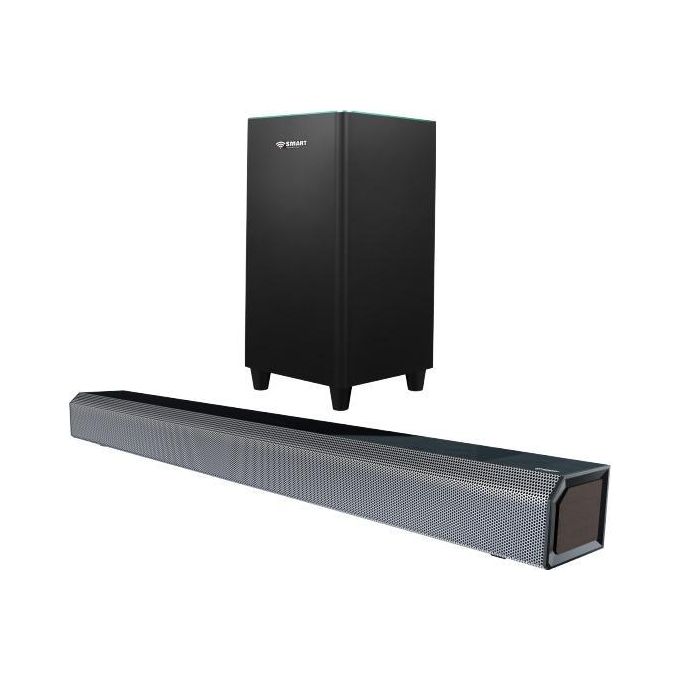 SMART TECHNOLOGY Barre De Son - STHA-1170E- 1000W - Tactile- Caisson de Basses Sans Fil - Télécommande – Noir- Garantie 3 Mois-4