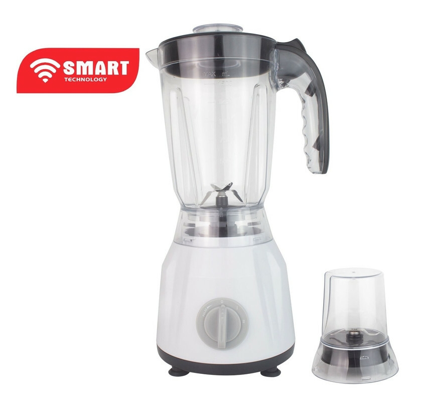 SMART TECHNOLOGY Blender Incassable STPE-2222ILW - 350 W – 1.5 Litres- Mélangeur 2 En 1 Avec Broyeur- Blanc - 3 Mois De Garantie-3