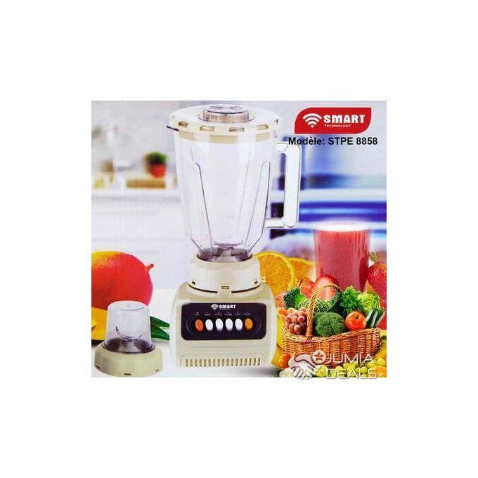 SMART TECHNOLOGY Blender Multifonction – STPE-8037P – Capacité 3.0 Litres – 800W – Bol Incassable PC – Moteur Haute Vitesse –Gris/Noir (Garantie 3 Mois)-25