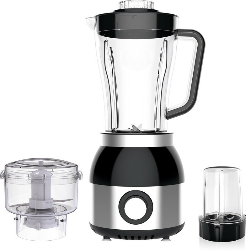 SMART TECHNOLOGY Blender Multifonctions (STPE-8032P) Avec Bol Incassable Résistant à L'eau/ Moteur En Cuivre Pur - 600 W- 1.8 L-  Gris / Garantie 3-8
