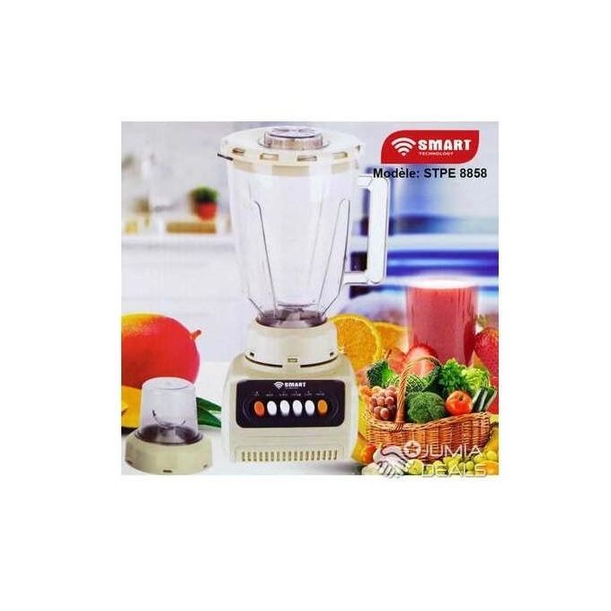 SMART TECHNOLOGY Blender - STPE-8858 - 1.5 L - 300 W - 4 Vitesses - Garantie 3 Mois  Beige-3