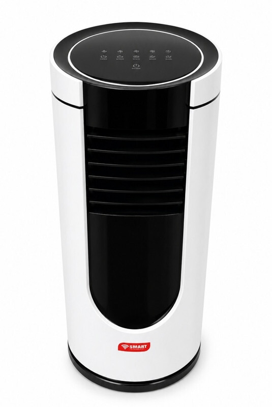 SMART TECHNOLOGY Climatiseur Portable/Mobile STSP-1011W – 12 000 BTU (1,5 CV) ON/OFF – Gaz R290 – Déshumidificateur Intégré – Panneau Tactile et Télécommande – Noir/Blanc – Garantie 12 Mois-6