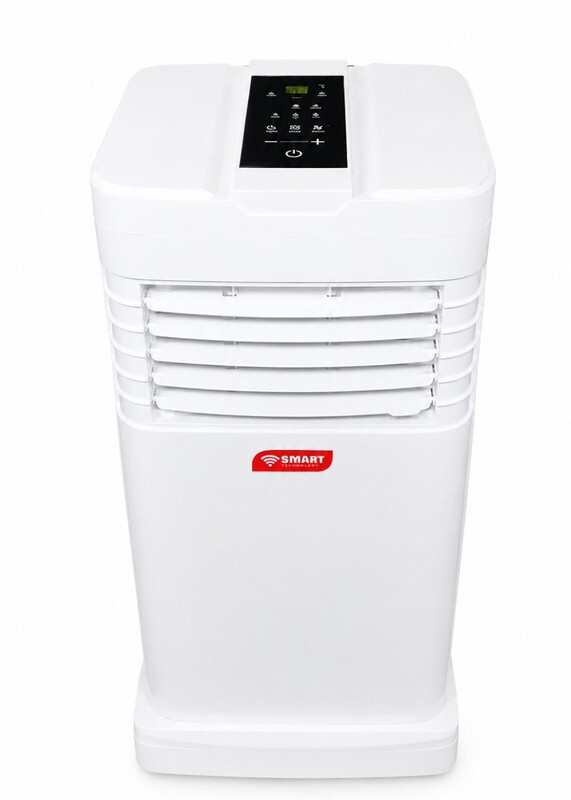SMART TECHNOLOGY Climatiseur Portable/Mobile STSP-9950W – 9 000 BTU (1 CV) ON/OFF – Gaz R290 – Déshumidificateur Intégré – Panneau Tactile et Télécommande – Blanc – Garantie 12 Mois-7