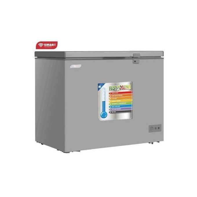 SMART TECHNOLOGY Congélateur Couché Smart 254L -STCC-287M -Gris- Garantie 12 Mois-2