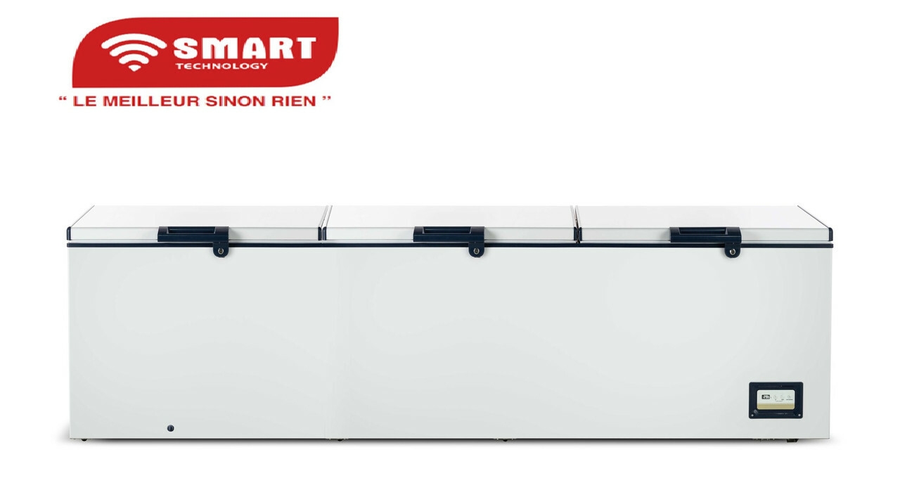 SMART TECHNOLOGY Congélateur Horizontal 3 Battants Smart 1388L (STCC-1300) - Blanc - Garantie 12 Mois-4