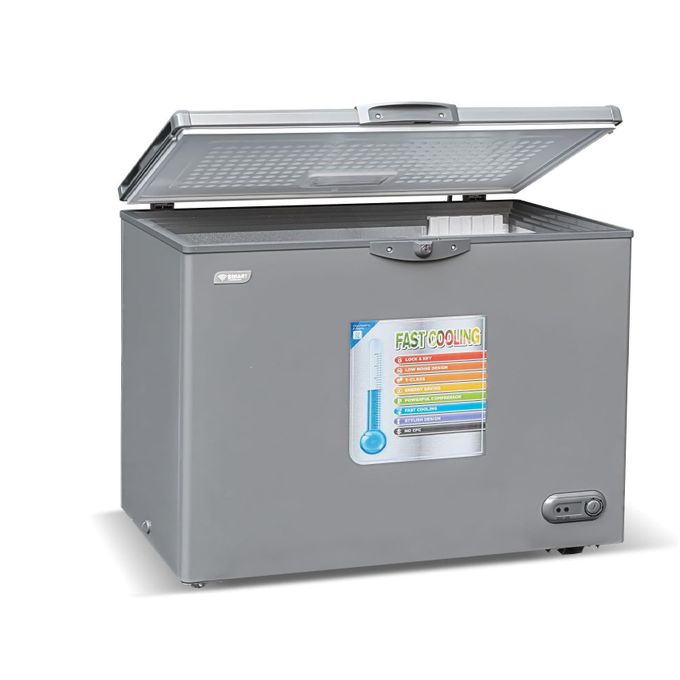 SMART TECHNOLOGY Congélateur Horizontal COOL PACK (STCC-385) - 327L- Gris / Avec Grille à l’Arrière / Garantie 12 Mois.-3