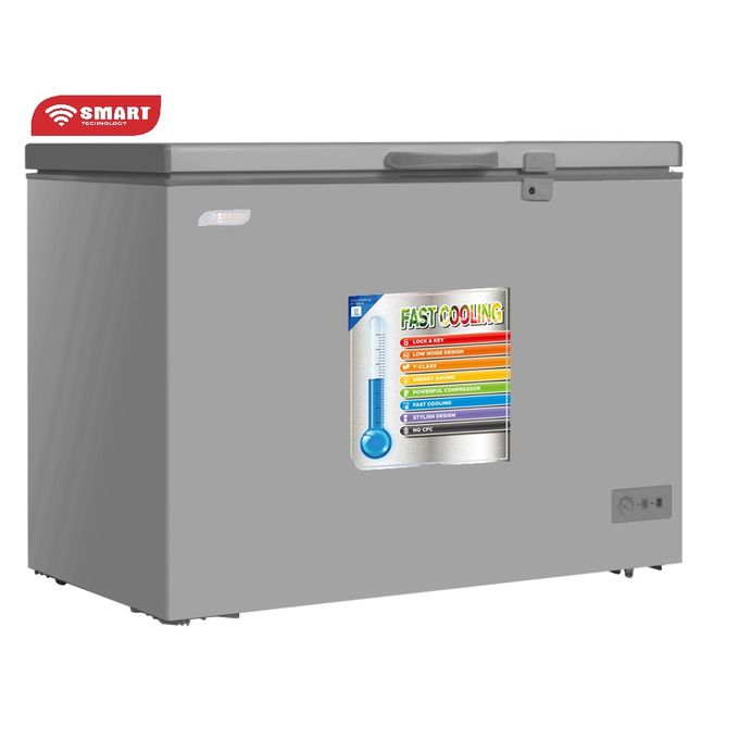 SMART TECHNOLOGY Congélateur Horizontal  STCC-310H - 250 L - Gris - 12 Mois Garantie-2
