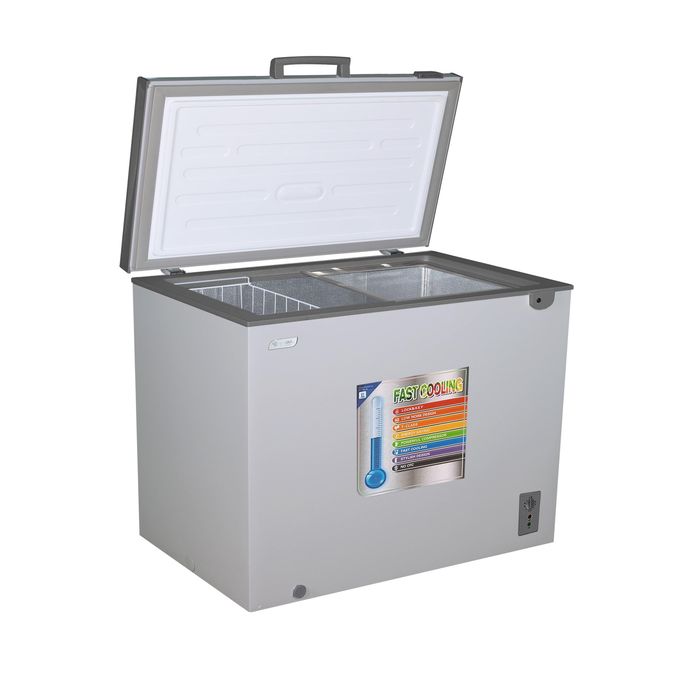 SMART TECHNOLOGY Congélateur Horizontal Vitré Smart (STCC-310VH)- 250 L - Gris / Avec Grille à L'arrière - 12 Mois De Garantie-3