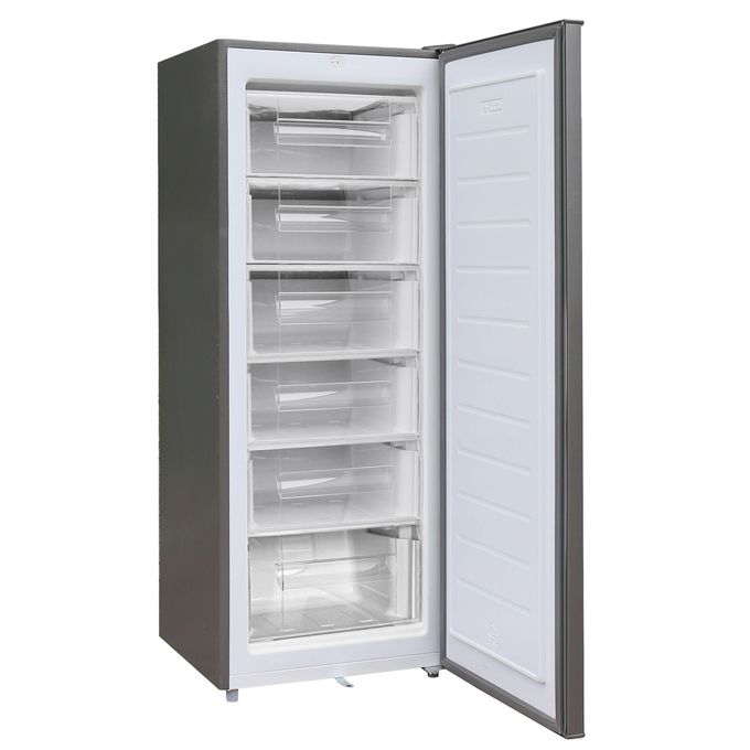 SMART TECHNOLOGY Congélateur Vertical 6 Tiroirs 180L (STCD-335K) - Gris / Avec grille à l'arrière - Garantie 12 Mois-3