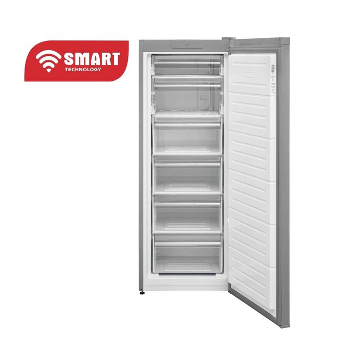 SMART TECHNOLOGY Congélateur Vertical 6 Tiroirs 210L (STCD-335AV) - Gris / Avec grille à l'arrière - 12 Mois Garantie-3