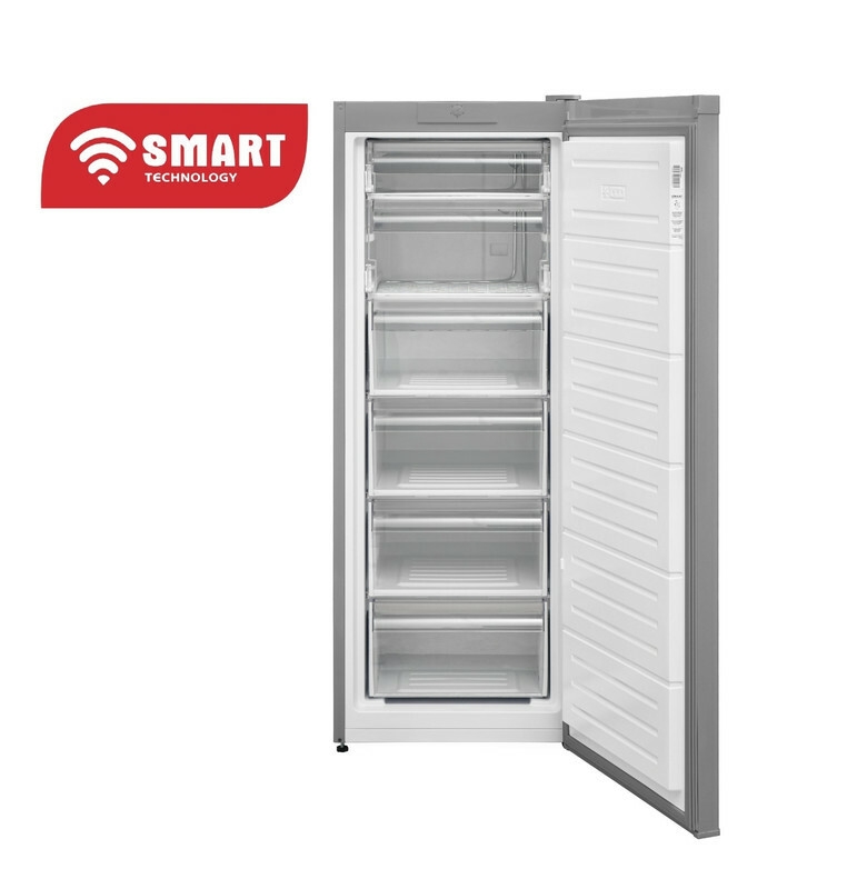 SMART TECHNOLOGY Congélateur Vertical 6 Tiroirs 210L (STCD-335AV) - Gris / Avec grille à l'arrière - 12 Mois Garantie-6