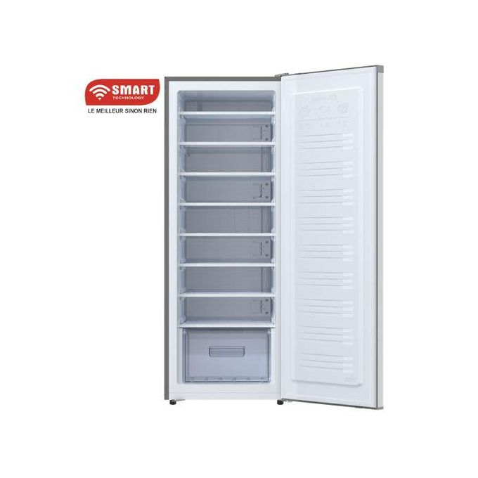 SMART TECHNOLOGY Congélateur Vertical SMART -STCD-889NFH -200L - 9 TIROIRS Gris -Avec Grille à L'arrière - 12 Mois De Garantie-3