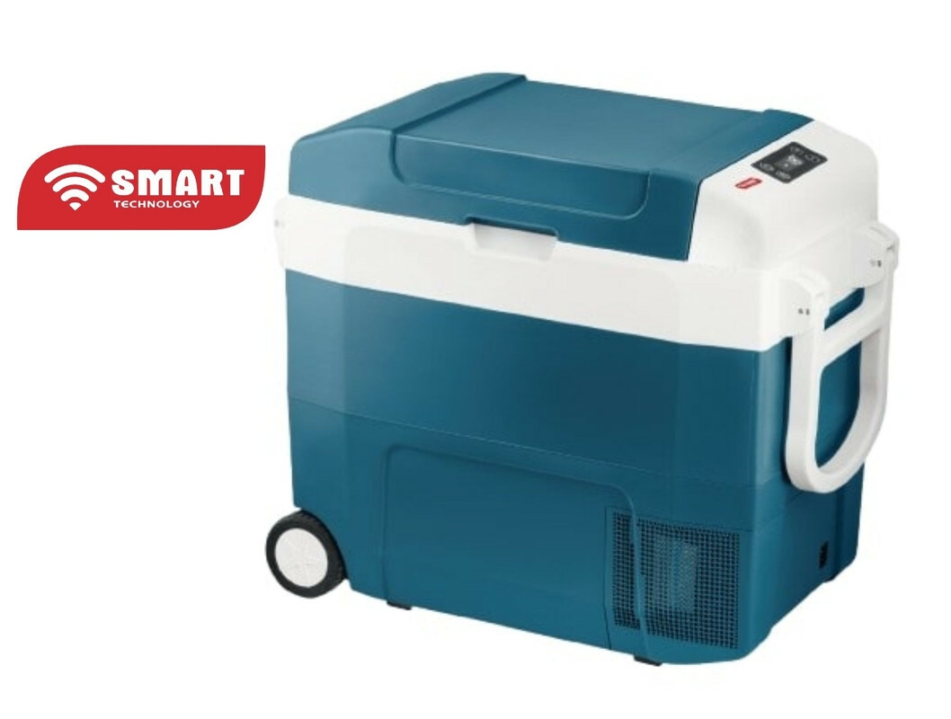 SMART TECHNOLOGY Glacière Rechargeable Smart 55L (STCP-99W) Performance Avec Roues - Bleu / Blanc - Garantie 03 Mois-3