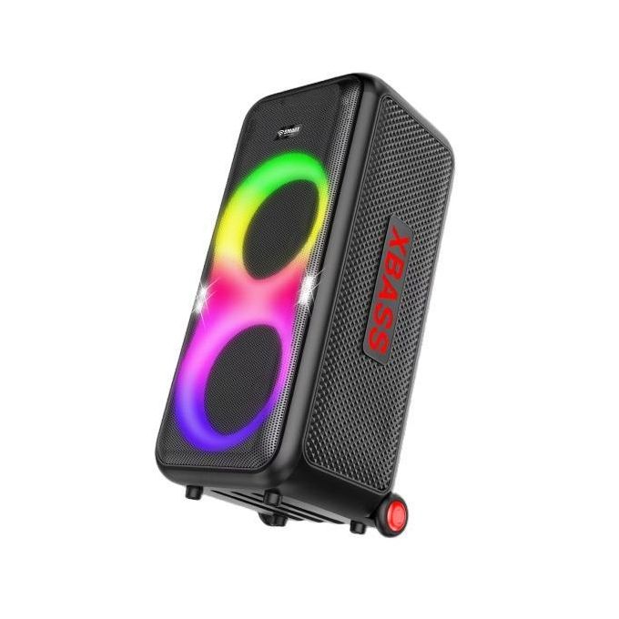 SMART TECHNOLOGY Haut-Parleur Rechargeable -STHP-0100E -1000W- 2x10'' – Bluetooth – USB – AUX – 2xMicros – Télécommande – Noir –Garantie 3 Mois-4