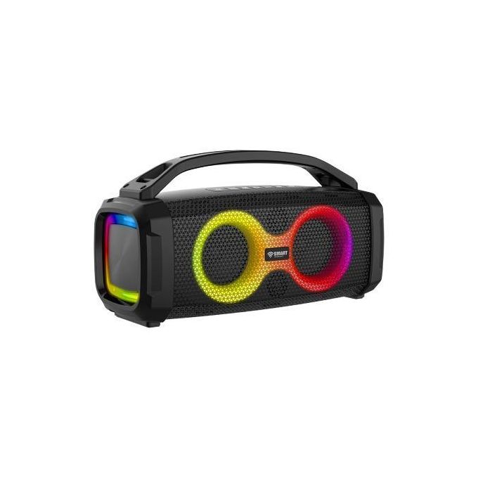 SMART TECHNOLOGY Haut-parleurs Rechargeable-Résistant à l’Eau (STHP-5050E) -100W- 13 Modes D’Éclairage- Bluetooth- Noir- garantie 3 Mois.-4