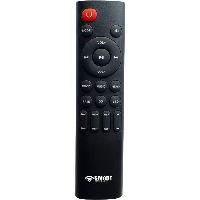 SMART TECHNOLOGY Home Cinéma + Barre De Son TV - STHA-2105E- 1000 W – Tactile Avec modes d'éclairage dynamiques et Télécommande - Caisson de Basses Sans Fil -3 Haut-parleurs – Noir- Garantie 3 Mois-7