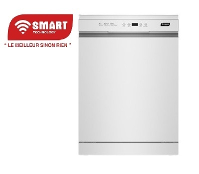 SMART TECHNOLOGY Lave-Vaisselle 4 KG(STLV-4H) -1900 W / 12 Couverts - 6 Programmes  Et 2 Paniers / Gris- Garantie 12 Mois-3