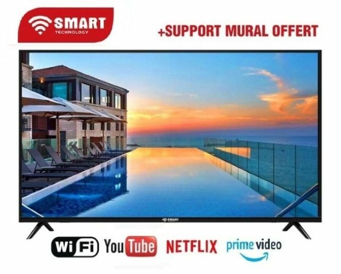 SMART TECHNOLOGY LED TV 43" Avec Webos (STT-4390HW) -Wifi-Netfl-YouTube-Prime Vidéo/ 2 Télécommandes (1 Télécommande Sans Vocale + 1 Télécommande Souris Vocale) / HDMI-USB-3D-DV3T-DV3T2-Noir / Garantie 12 Mois.-9