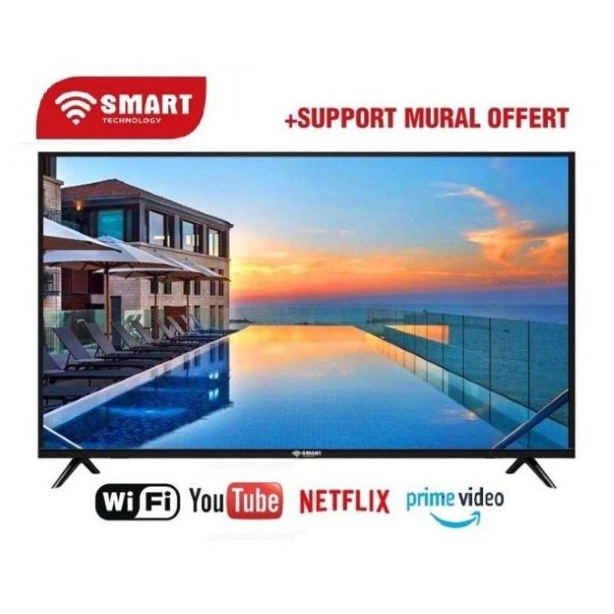 SMART TECHNOLOGY LED TV 43" Avec Webos (STT-4390HW) -Wifi-Netfl-YouTube-Prime Vidéo/ 2 Télécommandes (1 Télécommande Sans Vocale + 1 Télécommande Souris Vocale) / HDMI-USB-3D-DV3T-DV3T2-Noir / Garantie 12 Mois.-2