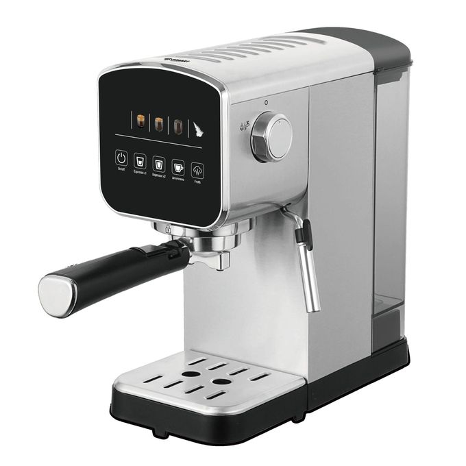 SMART TECHNOLOGY Machine à Café Espresso &amp; Cold Brew 4-En-1 STPE-1315W - Ulka 15 Bars - 1.0L - 1350W - Écran Tactile - Silver - Garantie 3 Mois-2