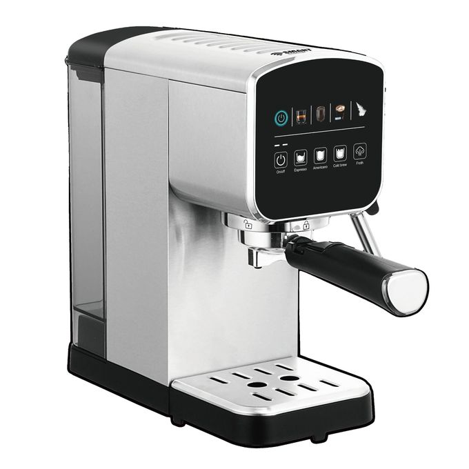 SMART TECHNOLOGY Machine à Café Espresso &amp; Cold Brew 4-En-1 STPE-1315W - Ulka 15 Bars - 1.0L - 1350W - Écran Tactile - Silver - Garantie 3 Mois-3