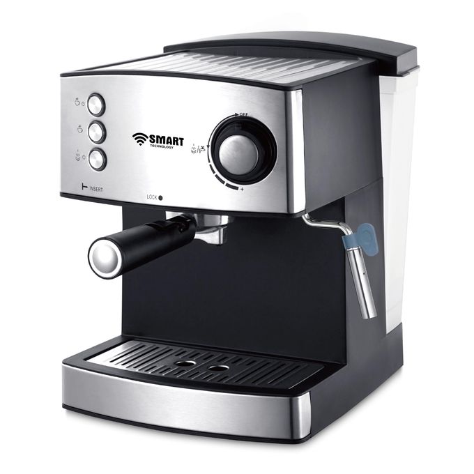 SMART TECHNOLOGY Machine à café Expresso Smart STPE-8520W - 15 Bars, 1.6L, 850W - Noir -Garantie 3 Mois-2