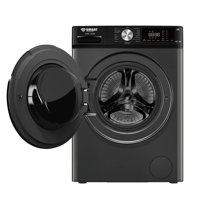 SMART TECHNOLOGY Machine A Laver 10KG Automatique/ Inverter (STML-10WM)-2000W- Gris - Garantie 6 Mois-3