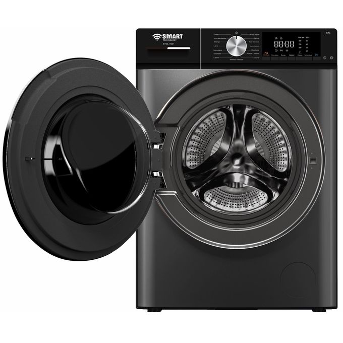 SMART TECHNOLOGY Machine A Laver 7KG Automatique/ Inverter (STML-7SM)-2000W- Gris - Garantie 6 Mois-3