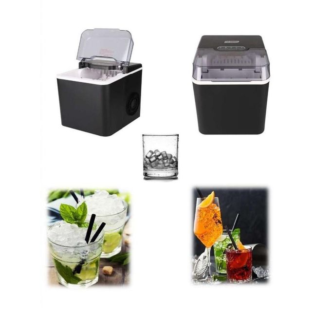 SMART TECHNOLOGY Pondeuse à Glace 12Kg / 24H (STIM-8888H) -120W - 1,4L- Gris- Garantie 3 Mois-4