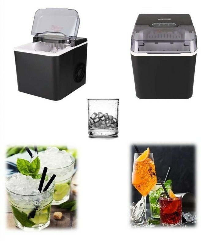 SMART TECHNOLOGY Pondeuse à Glace 12Kg / 24H (STIM-8888H) -120W - 1,4L- Gris- Garantie 3 Mois-6