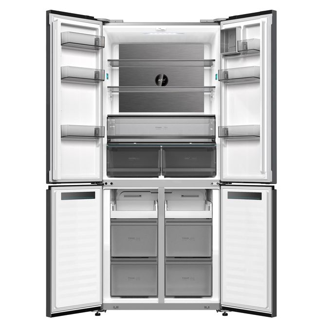 SMART TECHNOLOGY Réfrigérateur Combiné Américain 4 Battants NOFRST INVT SMART 518L (STCB-600M)-Gris / Garantie 12 Mois-3