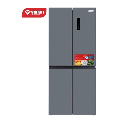 SMART TECHNOLOGY Réfrigérateur Combiné Américain 4 Battants NOFRST SMART  405L (STCB-500WM)-Gris / Garantie 12 Mois